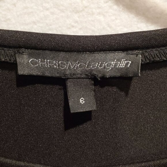 Chris McLaughlin Pullover Sheath Stretch 3/4 Length Sleeve Dress Women's Size 6 - Picture 3 of 6